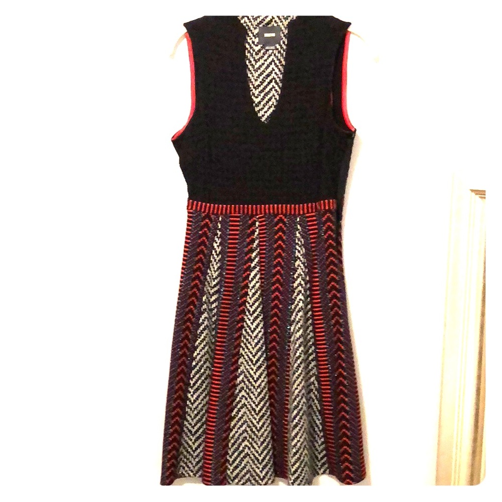 Anthropologie thick cotton Patterned dress
